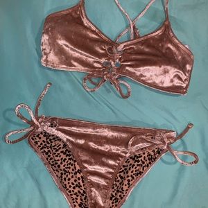 velvet bikini
